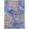 Homeroots 3' X 5' Navy Blue And Beige Abstract Washable Indoor Outdoor Area Rug 581755 - alternate 6