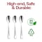 Smarty Had A Party Shiny Metallic Silver Plastic Spoons (600 Spoons), 600PK 7959S-CASE - alternate 7