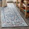 Jonathan Y Modern Persian Vintage Medallion Light Gray/Blue 2 ft. x 8 ft. Runner Rug MDP105A-28 - alternate 1