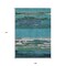 Homeroots 9' X 12' Teal Blue Abstract Washable Indoor Outdoor Area Rug 608757 - alternate 5