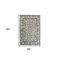 Homeroots 3' X 5' Yellow and Ivory Southwestern Stain Resistant Indoor Outdoor Area Rug 532596 - alternate 4
