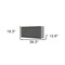 Homeroots 39in White Wood Wall mounted Accent Cabinet 534995 - alternate 5