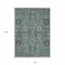 Homeroots 10' X 14' Teal Blue Aqua And Beige Oriental Washable Indoor Outdoor Area Rug 582139 - alternate 6