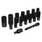 Performance Tool 16 pc. 1/2 in. Dr. Metric Impact Socket Set, Deep Wall, Chrome Vanadium, Case M798 - alternate 5