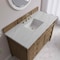 James Martin Vanities Brittany 48" Single Vanity, Pecan w/ 3 CM Ethereal Noctis Silestone Top 655-V48-PCN-3ENC - alternate 6