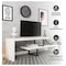 Leisuremod Orford TV Stand with MDF Shelves and Powder Coated Iron Legs, White ORS88W - alternate 7