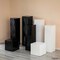 Uniquewise 16-Inch Black Fiberglass Pedestal Backdrop Stand - Stylish Flower or Cake Holder for QI003858BK-16 - alternate 6