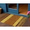 Homeroots 3' X 5' Terra Cotta Gold And Brown Abstract Washable Indoor Outdoor Area Rug 615302 - alternate 1