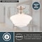 Vaxcel Eastgate 12-in Satin Nickel Schoolhouse Semi-Flush Ceiling Light with Frosted Opal Glass C0352 - alternate 8