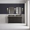 James Martin Vanities Brookfield 72 in. Double Vanity, Black Onyx w/ 3 CM Victorian Silver Silestone Top 547-V72-BKO-3VSL - alternate 6