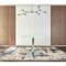 Homeroots White And Silver Marble And Stainless Steel Pedestal Base Round Top Dining Table 370427 - alternate 5