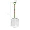 Ames 10-Tine Ensilage Fork, Welded Steel, Hardwood Handle, D-Grip 2827000 - alternate 3
