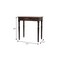 Homeroots 32" Brown Solid Wood Writing Desk 723452 - alternate 8