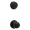 Kwikset Door Knob Combo Pack with Deadbolt, Keyed Entry with Turn Lock, Tylo Design, Matte Black, 3 Grade 690P514SMTCPK6 - alternate 1