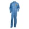 Kleenguard A20 Coveralls, MICROFORCE Barrier SMS Fabric, Zip Front, Elastic Wrists/Ankles, X-Large, Blue, 24PK KCC 58504 - alternate 1