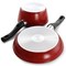 Oster Claybon 7 Piece Non Stick Aluminum Cookware Set in Red 82928.07 - alternate 4