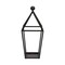 Homeroots 24" Black Geometric Metal Tabletop Lantern Candle Holder 634818 - alternate 1