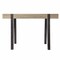 Homeroots 45" Natural and Dark Brown Writing Desk 402061 - alternate 1