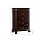 Homeroots 18" X 36" X 51" Dark Walnut Wood Chest 347055 - alternate 3