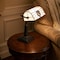 Lavish Home Tiffany Style Bankers Desk Lamp with Stained Glass Shade, Black 72-TIFF-14 - alternate 3