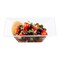 Smarty Had A Party 5 oz. Clear Square Plastic Dessert Bowls (120 Bowls), 120PK 6925-CASE - alternate 7