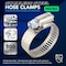 Everflow Stainless Steel Worm Drive Hose Clamps 1'' - 2'' Adjustable SAE 24, 10PK 5724SSHCA - alternate 7