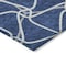 Homeroots 3' X 5' Blue And Ivory Geometric Washable Indoor Outdoor Area Rug 612863 - alternate 6