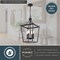 Vaxcel Cottage Grove 4-Light Matte Black Traditional Open Cage Lantern Pendant Light P0466 - alternate 6
