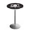 Holland Bar Stool Co 42" Stainless Steel Anaheim Ducks Pub Table, 36" dia. Top L214S4236AnaDks - alternate 1