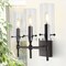 Jonathan Y Cato 21.25" 3-Light Modern Farmhouse Iron/Glass LED Vanity, Oil Rubbed Bronze/Clear JYL7807A - alternate 6