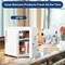 Simple Deluxe YSSOA Mini Fridge, Portable 9 Can Small Skincare, Drinks, Food with Observation, Freon-Free Cooler HKFRIGMINI5OBWWHT - alternate 4