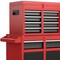 Homeroots Set of Two Red Multi-Tier Steel Rolling Cabinet With Lid, 2PK 714586 - alternate 4