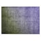 Homeroots 2' X 3' Olive Green and Purple Ombre Washable Non Skid Indoor Outdoor Area Rug 563718 - alternate 2