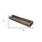 Homeroots 30in Brown Wood Indoor Outdoor Tray With Handles 376045 - alternate 4