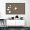 Ghent Fabric Bulletin Board, Satin Aluminum Frame, 4’H x 5’W, Taupe AT45F96 - alternate 2
