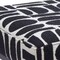 Homeroots 49in White and Black Fabric and Solid Wood Upholstered Bench 668858 - alternate 8