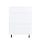 Cambridge Radiance 15in.Wx24in.Dx34.5in.H Ready to Assemble Slab Drawer Base Kitchen Cabinet in White Gloss SA-DB15-WG-KIT - alternate 1