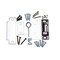 Global Door Controls EDTBAR Series Aluminum Grade 2 Commercial 48 in. Rim Touch Bar Exit Device TH1100EDTBARA48 - alternate 4