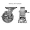 Hyw Products Heavy Duty Caster 5in Steel Wheel, Swivel with Brake 40-50S-A1-SS-TB - alternate 2