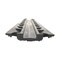 Vestil Cable Protector, 3/4 in H, 40 in L, 5-1/2 in W, 1 Channel, Rubber, Black MRHR-39 - alternate 7