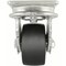 Zoro Select Plate Caster, 3500 lb. Load, Black Wheel P29S-NMB060K-18-WK-DL - alternate 2