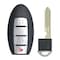 Aks Keys 2018 - 2022 Nissan Kicks Rogue Smart Key 4 Buttons Fob FCC# KR5TXN3 RC-NISSAN-54C - alternate 1