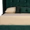 Homeroots Green Wood And Tufted Velvet King Bed Frame 486220 - alternate 4