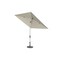 Treasure Garden 7.5 ft Square Patio Umbella, aluminum, fiberglass ribs, outdoor, Antique Beige UM847SQ-SS 5422 Antique Beige - alternate 3