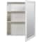 Zenith Zenna Home White 20'' W. x 25'' H. x 4.5'' D. Single Mirror Surface Mount Framed Medicine Cabinet WRW2025 - alternate 3