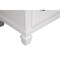 Homeroots 62" White Solid Wood Seven Drawer Double Dresser 524108 - alternate 11