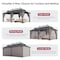 Sunjoy 20x12 Kingston PC Top Rectangular Gazebo Wood A1020438B000 - alternate 11