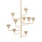 Hudson Valley Lighting Alora 44 in. Chandelier Vintage Gold Leaf/Gilded Ivory 1289-VGL/GLI - alternate 1