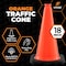 Xpose Safety Traffic Safety Cone, 18 in, PVC Plastic, No Collar, DOT Approved, Orange, 48 pk OTC18-48-X - alternate 7