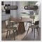 Leisuremod Modern Wooden Dining Chair, Dark Walnut Color Frame in Taupe, Clivo Collection CDDW-18TP - alternate 10